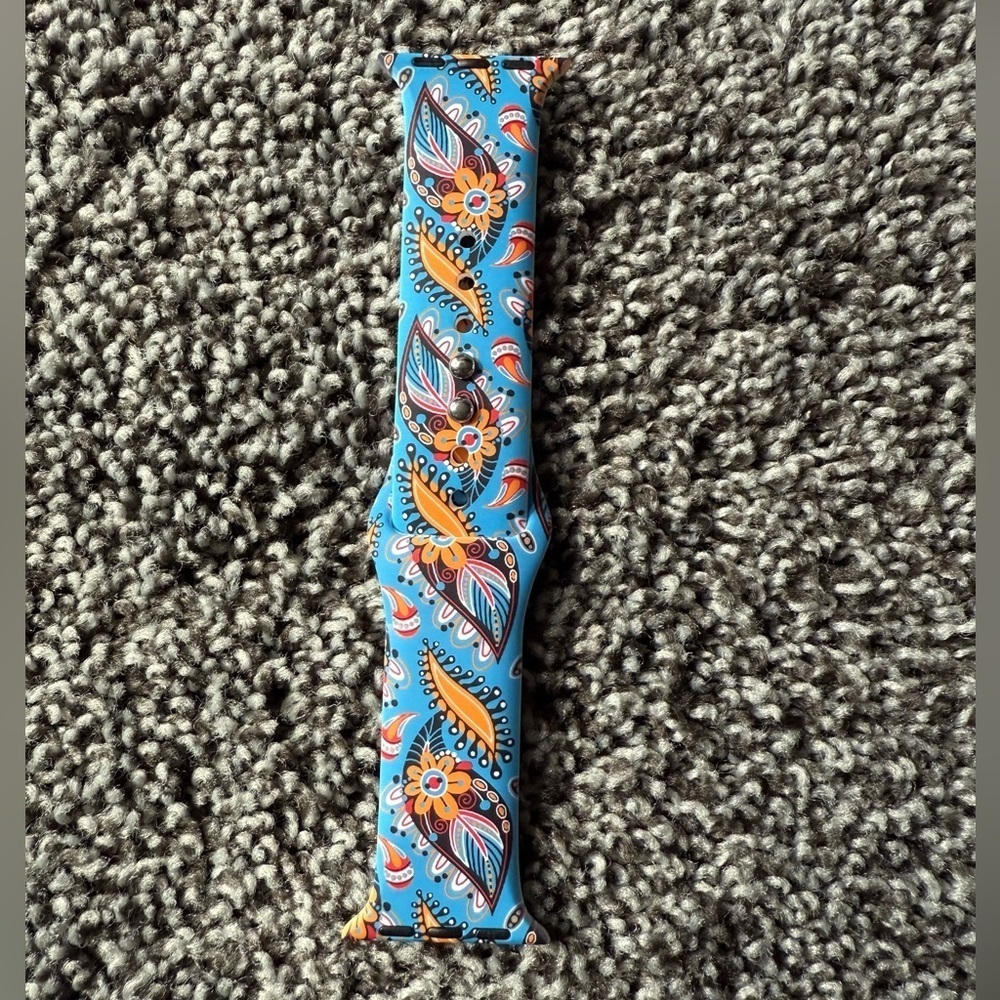 NEW paisley print watch band for apple watch - Picture 2 of 3